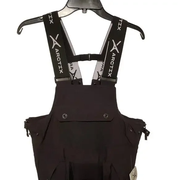 Arctix Men's Eco Friend Corkscrew Bib Overalls black small 32inseam